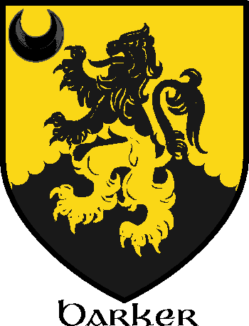 BARKER family crest