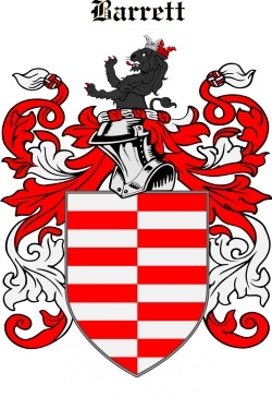 BARRETT family crest BARRETT family crest