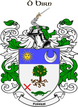 Byrnes family crest