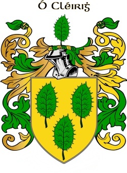 Cleary family crest