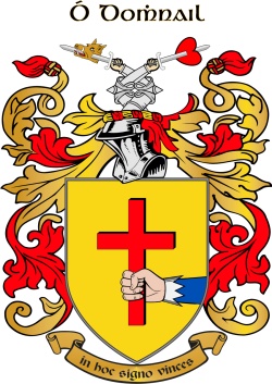 O'DONNELL family crest O'DONNELL family crest