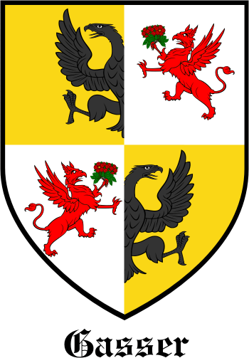 GASSER family crest GASSER family crest