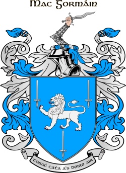GORMAN family crest GORMAN family crest