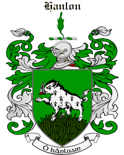 Hanlon family crest Hanlon family crest