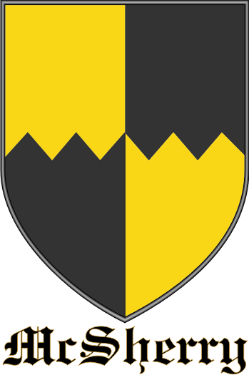 MCSHERRY family crest MCSHERRY family crest