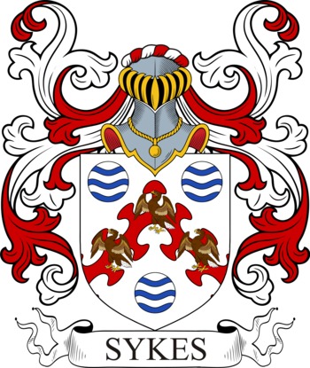 SYKES family crest SYKES family crest