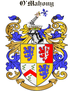 O'MAHONY family crest O'MAHONY family crest