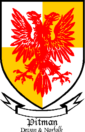 PITMAN family crest PITMAN family crest