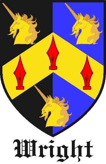 WRIGHT family crest WRIGHT family crest